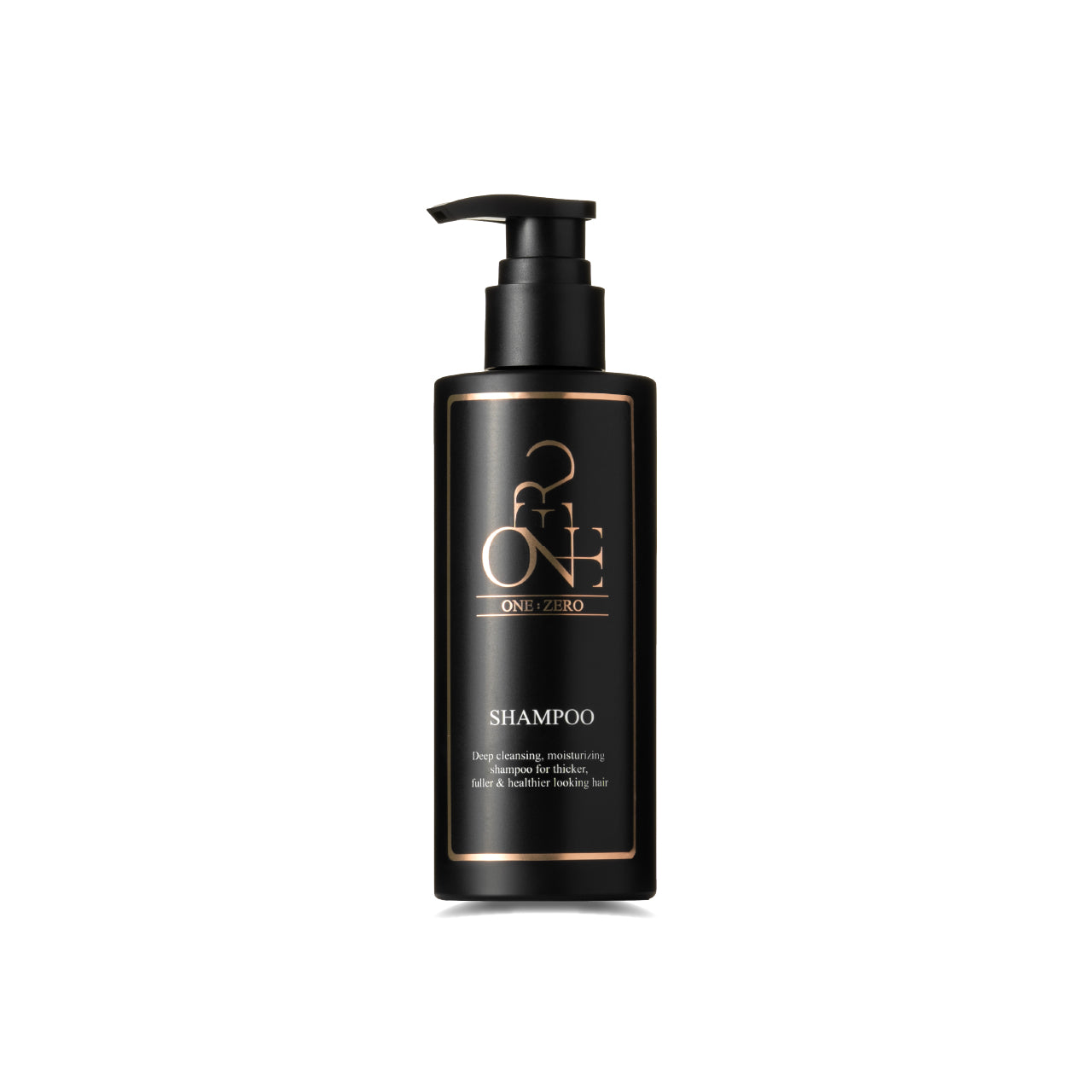 ONE:ZERO šampūns 200 ml melnā pudelē ar dozatoru