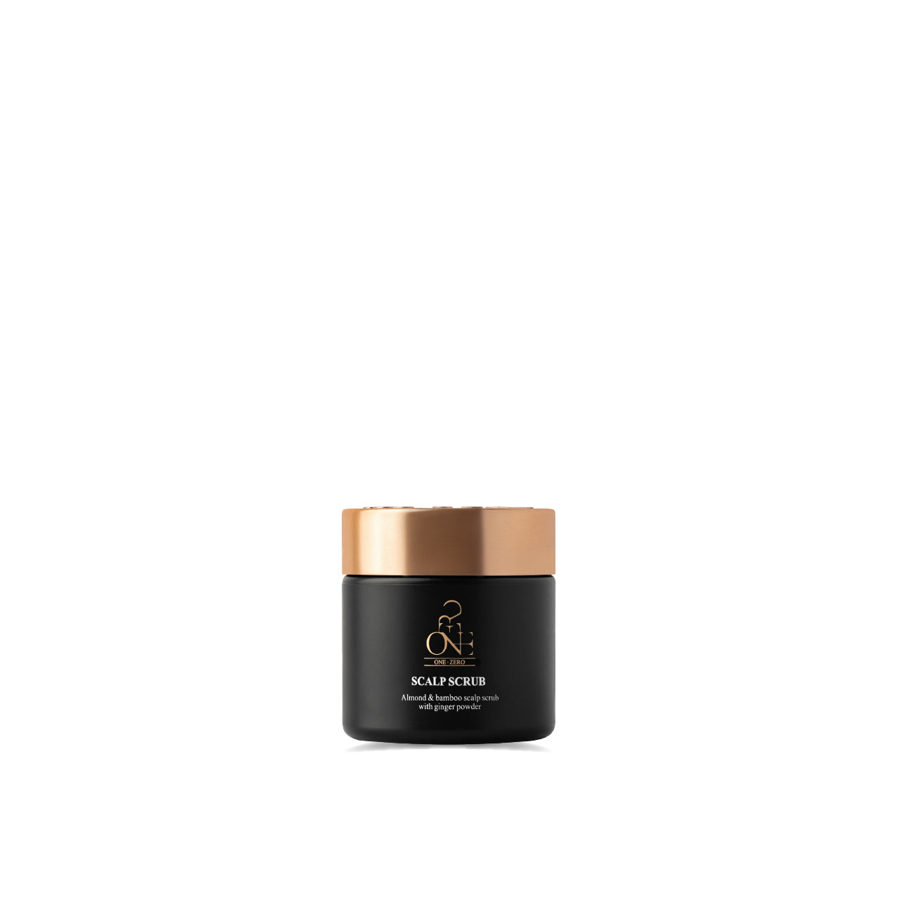 ONE:ZERO MINI scalp scrub with almond and bamboo particles