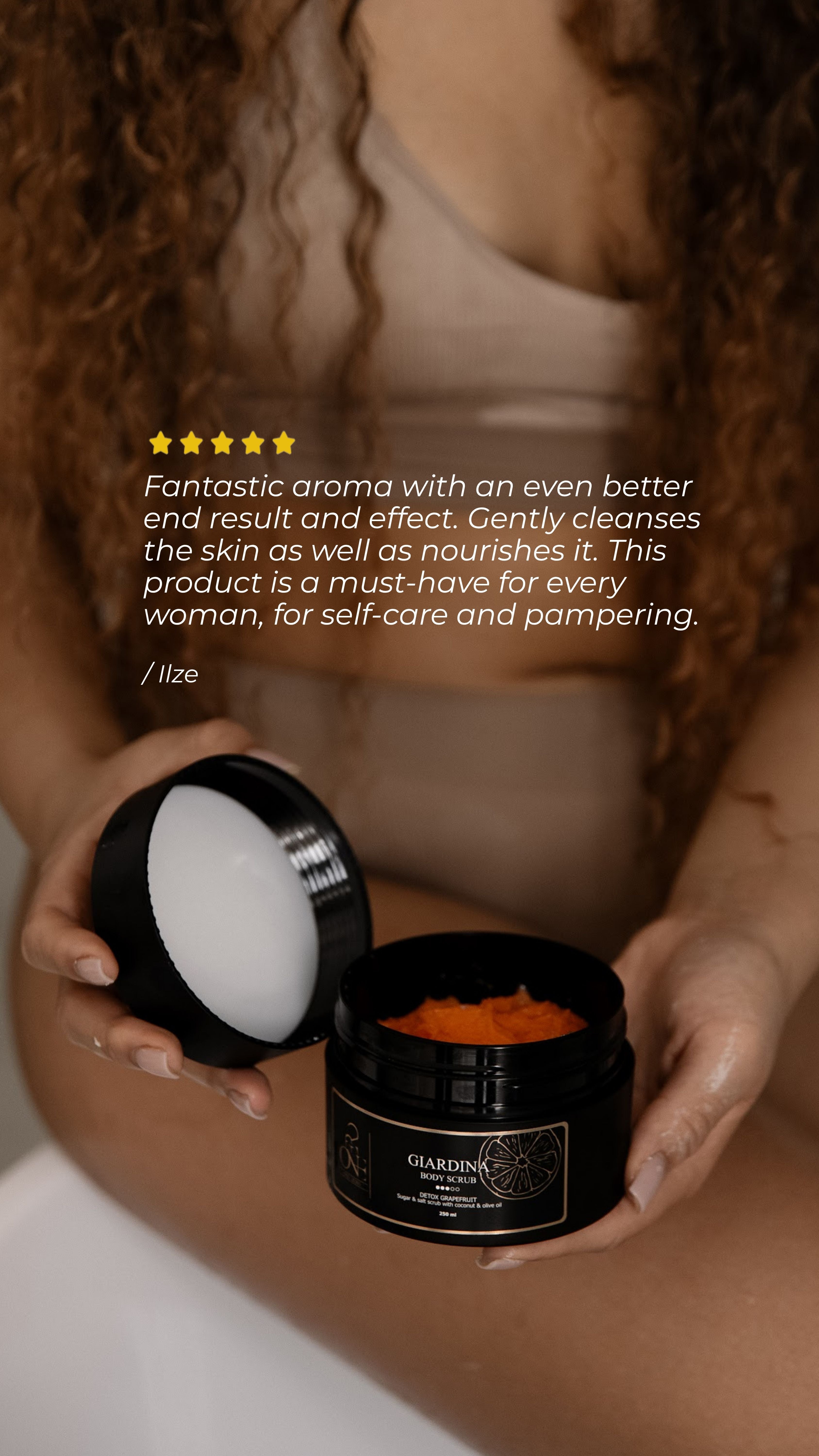 [en] Customer review of the Giardina body scrub
